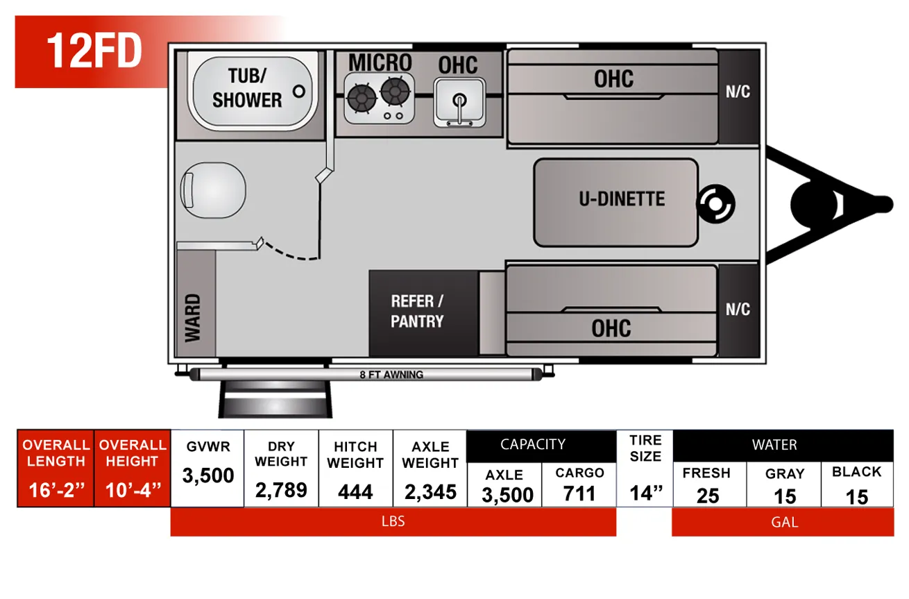 Genesis Supreme Northland 12FD floor plan