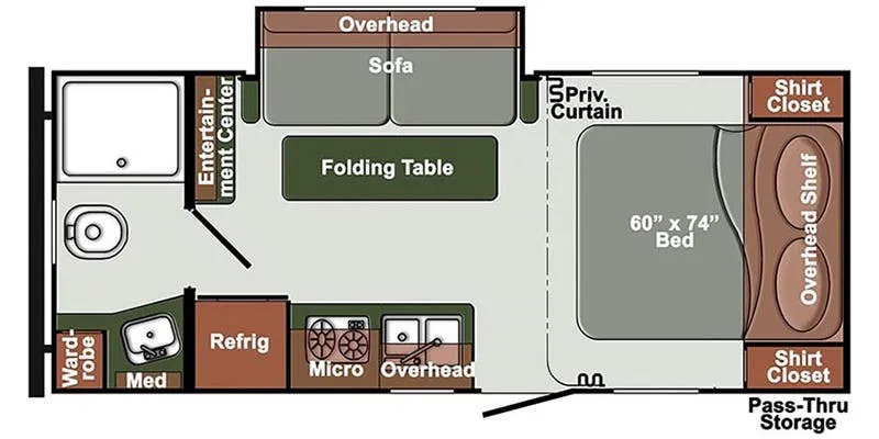 Gulf Stream Geo SVT 21QBS floor plan