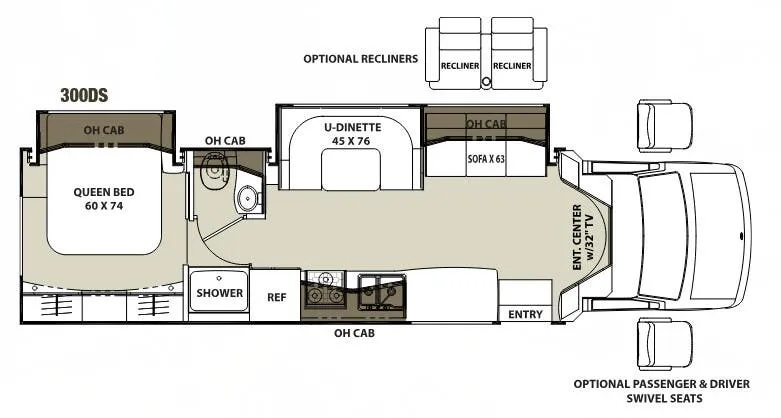 Coachmen Concord 300DS floor plan