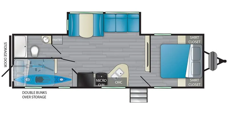 2021 Heartland Prowler 271BR floor plan
