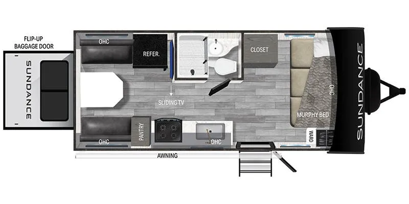 Heartland Sundance Ultra-Lite SDTT 21 HB floor plan