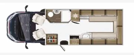 Auto-Trail Tracker RL floor plan
