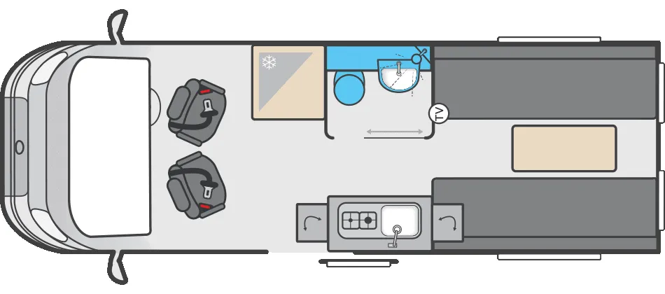 Swift Trekker XL floor plan