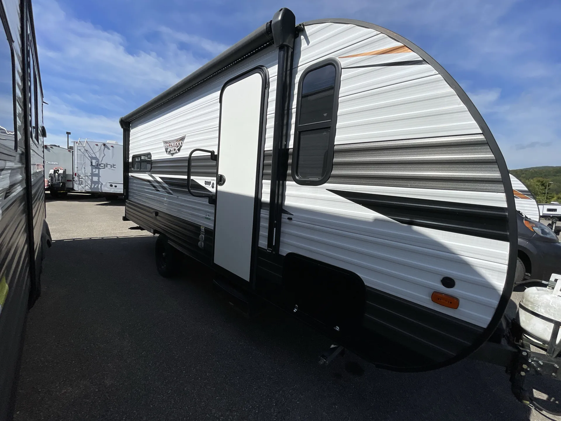 2022 Forest River Wildwood FSX 169RSK — campside