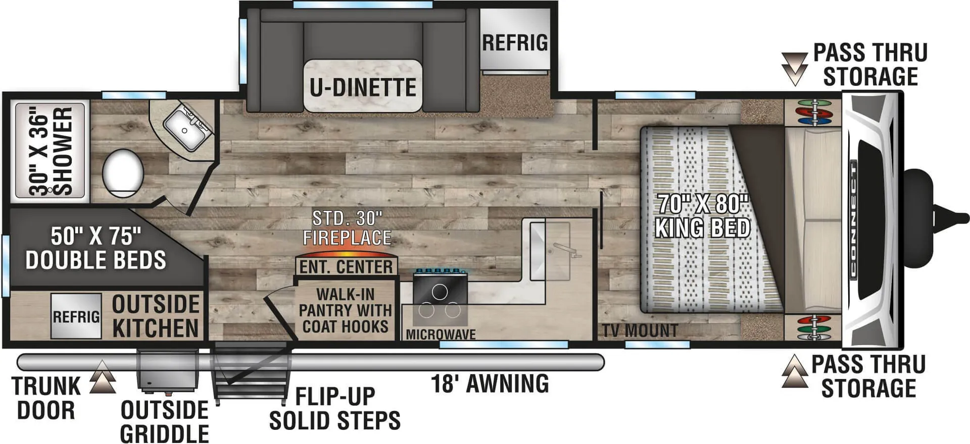 K-Z Connect C251BHK floor plan