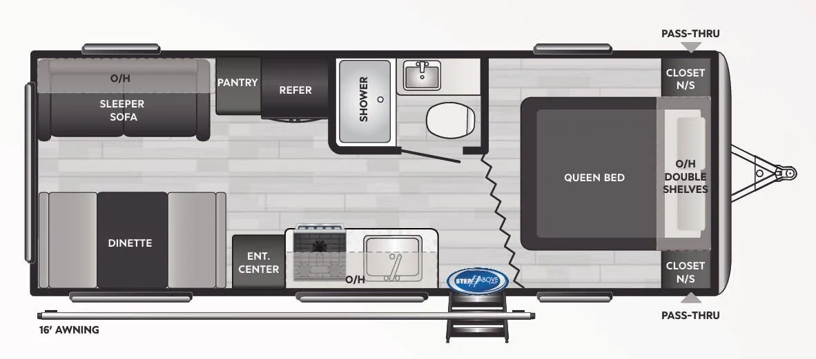 2023 Keystone SPRINGDALE 22ORD - Floor plan