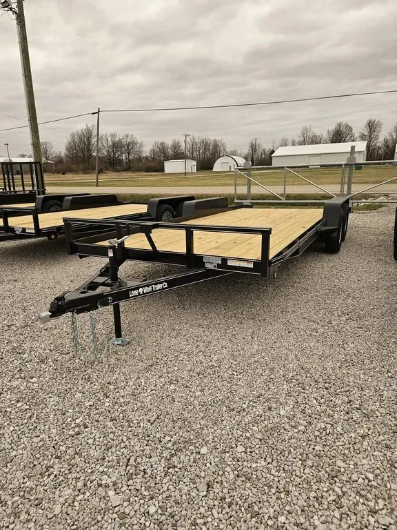 2025 Lone Wolf Trailer Company Wood Floor Car Hauler 83 x 20 - Main photo