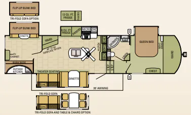 Starcraft Travel Star 337BHS floor plan