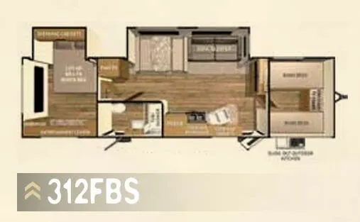 Cruiser RV Shadow Cruiser 312FBS floor plan