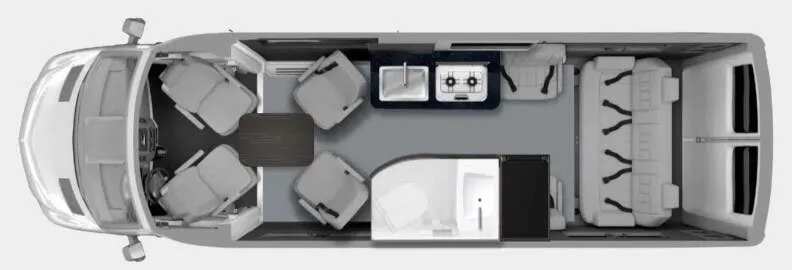 2024 Grech RV Strada-ion LOUNGE floor plan