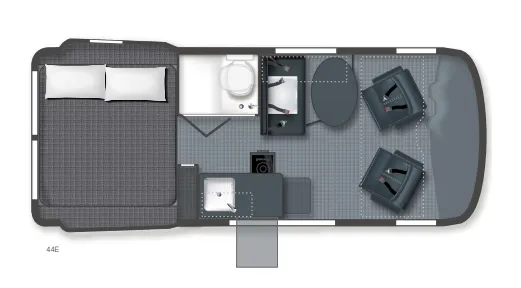 Winnebago Revel 44E floor plan