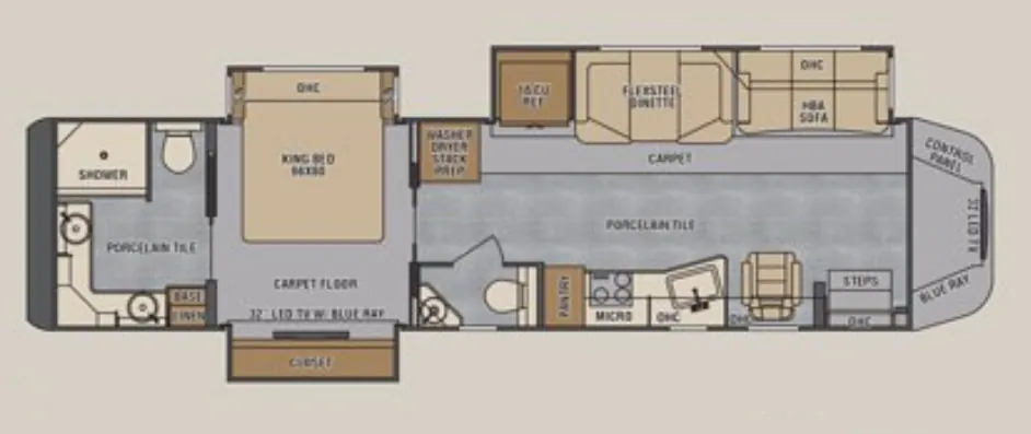 Renegade RV XL X45QB floor plan