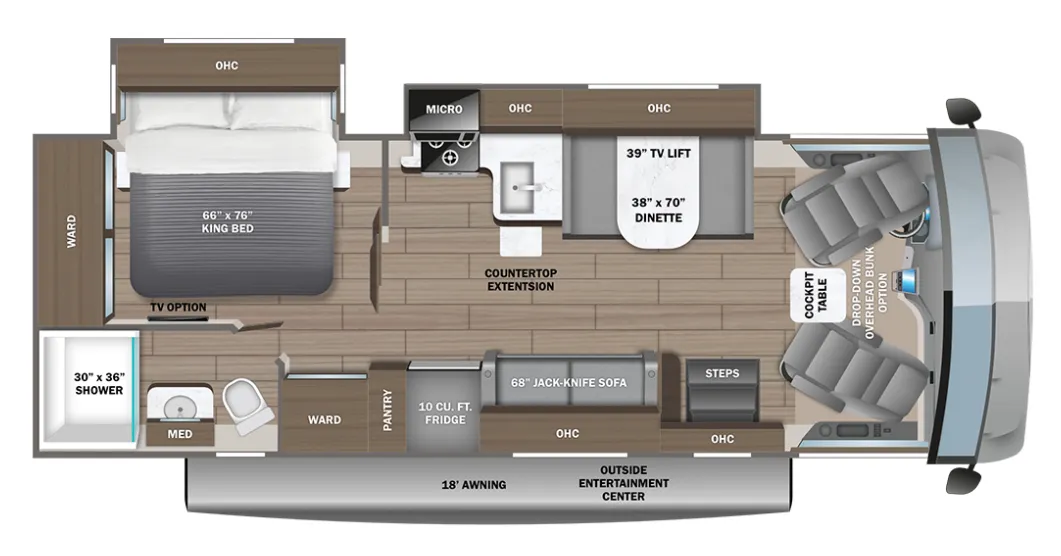 2026 Entegra Coach Vision 27A - Floor plan