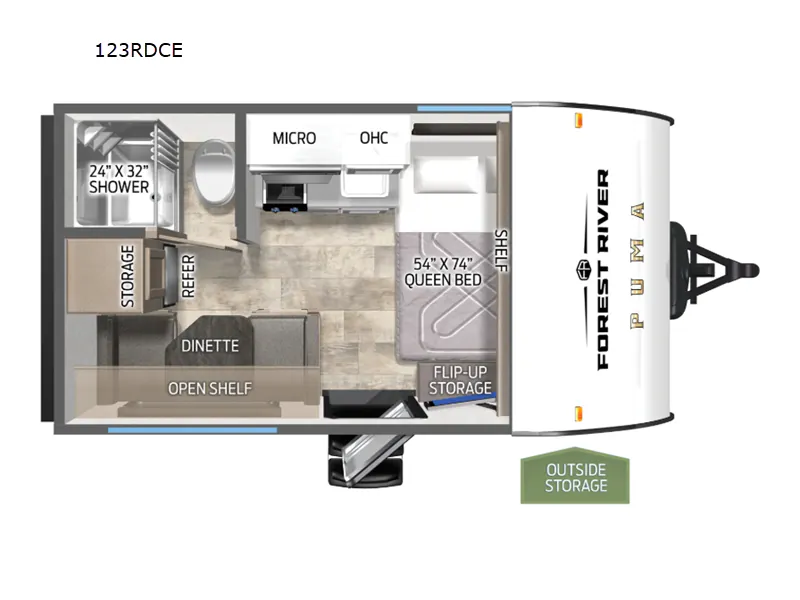 2026 Palomino Puma Camping Edition 123RDCE - Photo 3