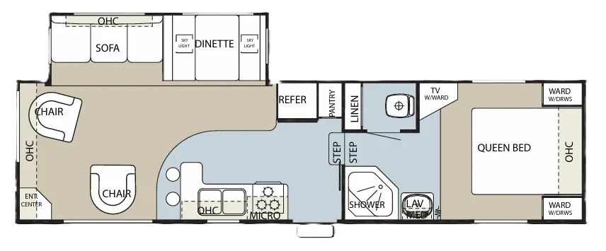 Forest River Cherokee 285L floor plan
