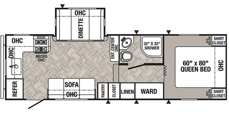 2019 Palomino Puma 255RKS floor plan