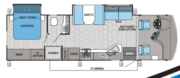Jayco Alante 31V floor plan