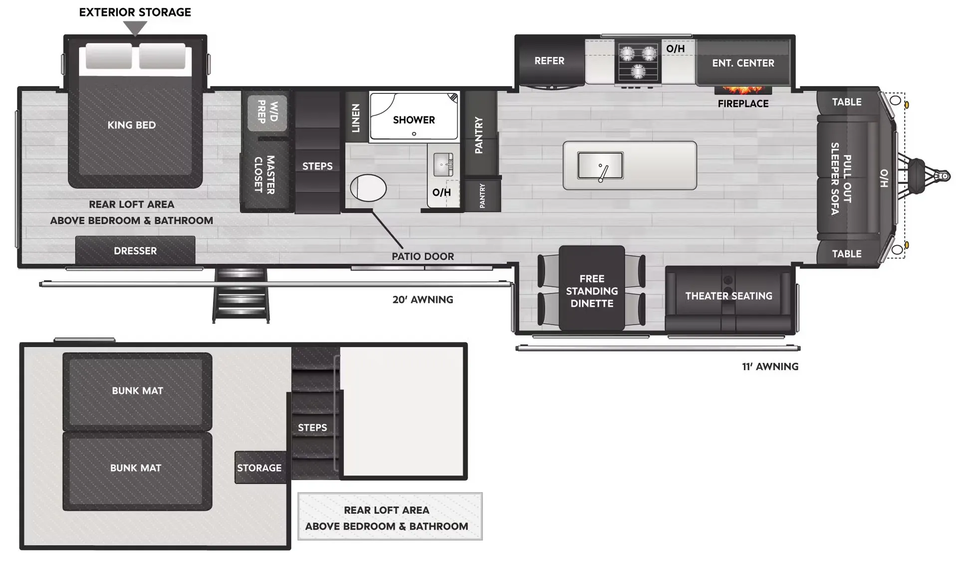 Keystone Residence 40FSRL floor plan