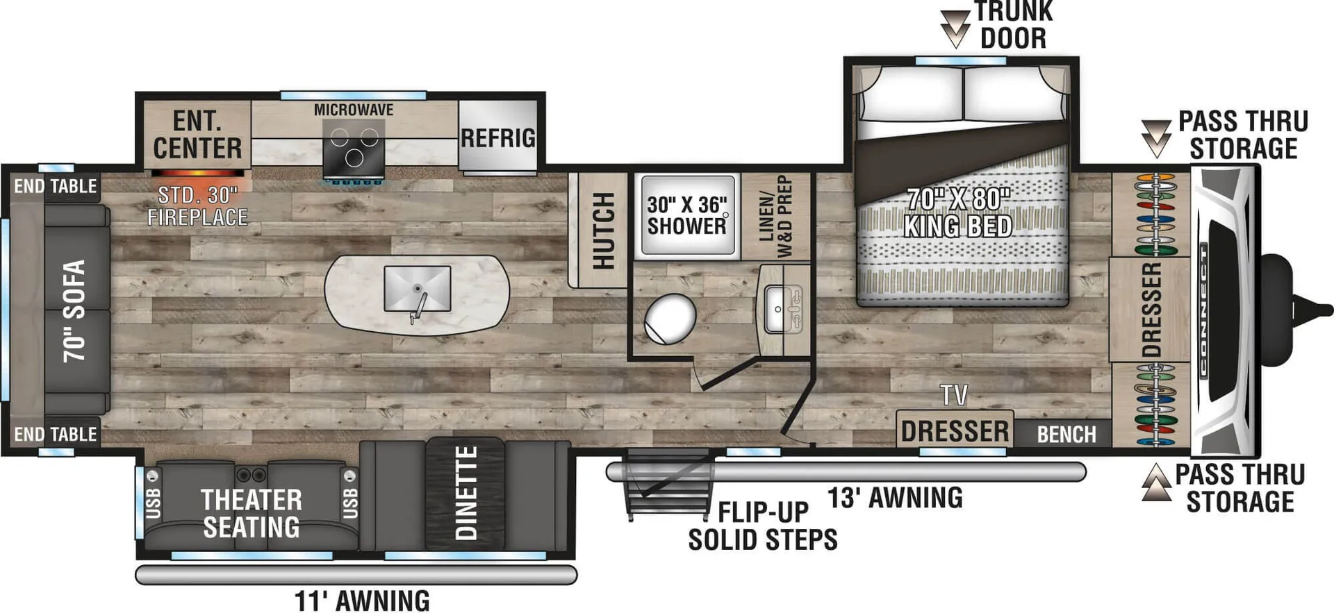 K-Z Connect C313MK floor plan