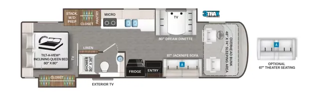 2026 Thor Motor Coach Palazzo 33.6 - Floor plan