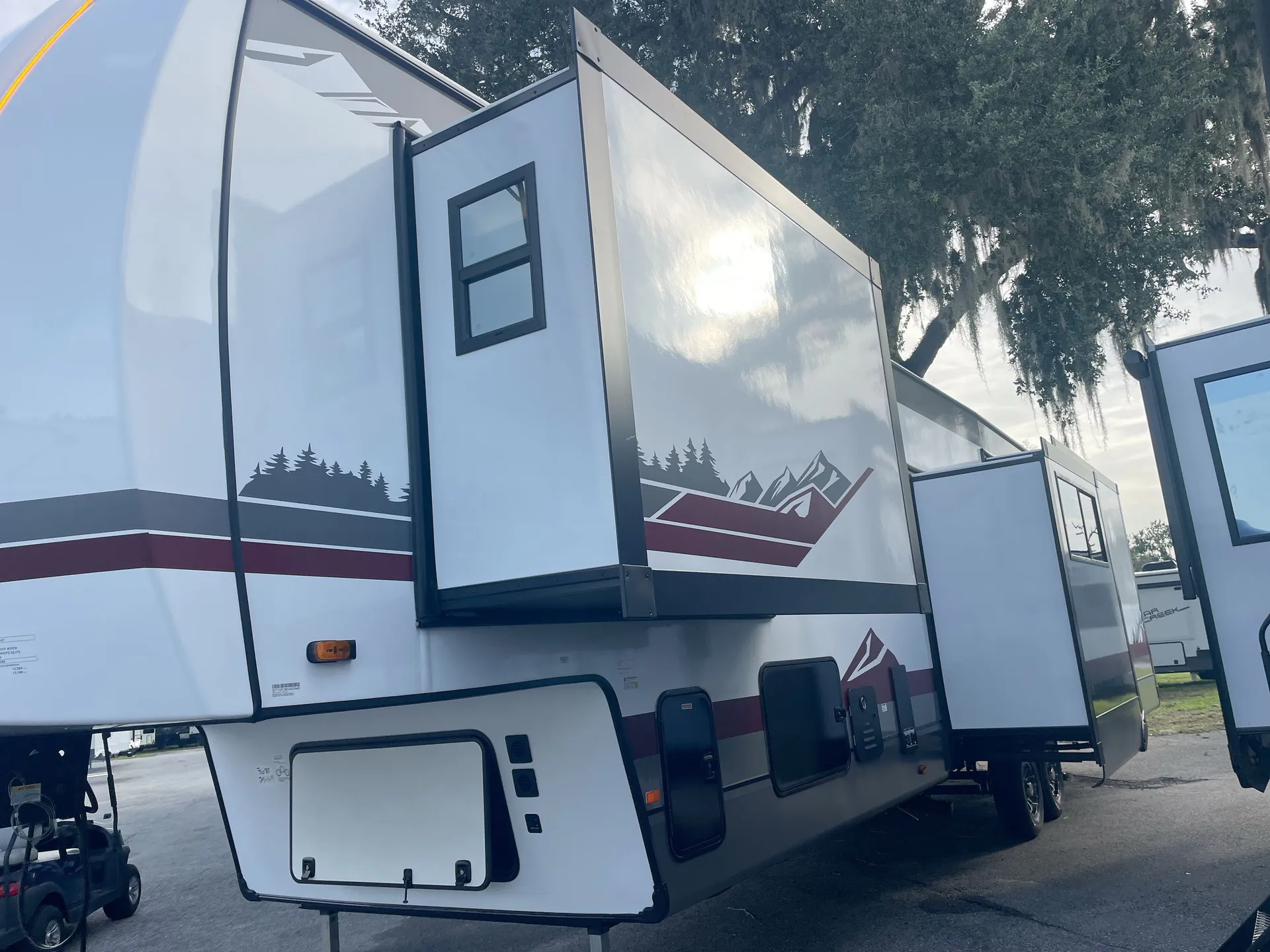 2027 Forest River Campsite Elite 36RF — off campside