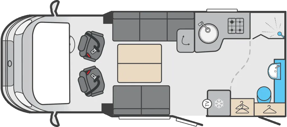 Swift Voyager 505 floor plan