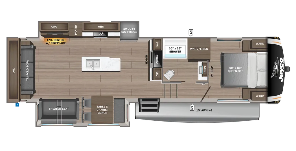 2024 Jayco Eagle HT 29RLC floor plan