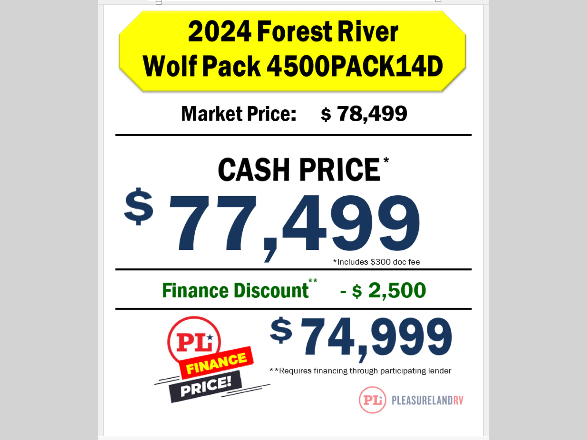 2024 Forest River Cherokee Wolf Pack 4500PACK14D — Photo 5