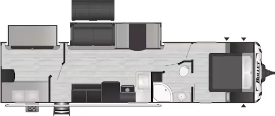 Keystone Bullet Premium 331BHSWE floor plan