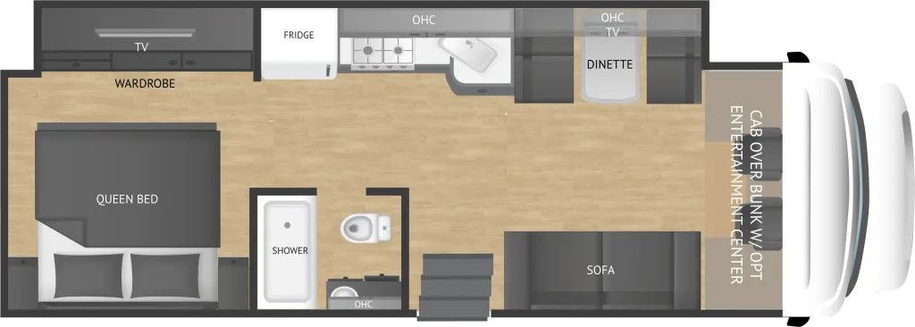 2027 NeXus RV Rebel 30R floor plan