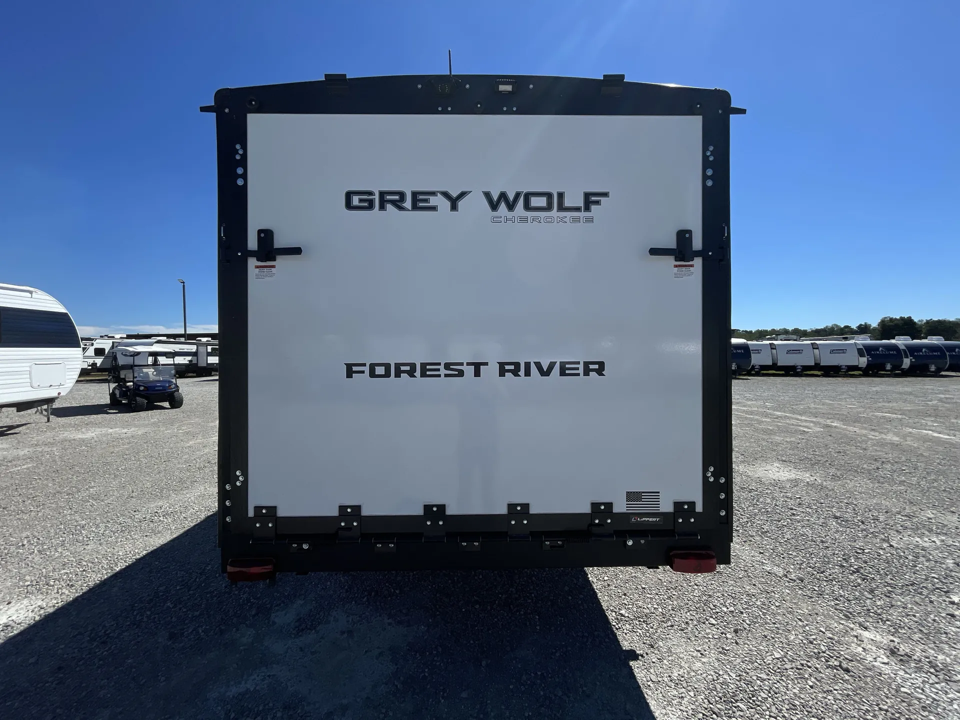 2027 Forest River Cherokee Grey Wolf 22RR — backside