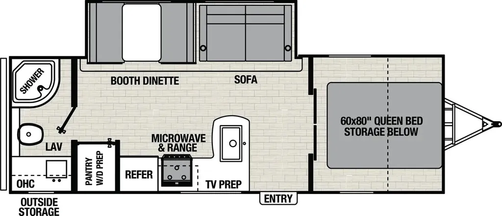 2025 Coachmen Northern Spirit 24RB floor plan