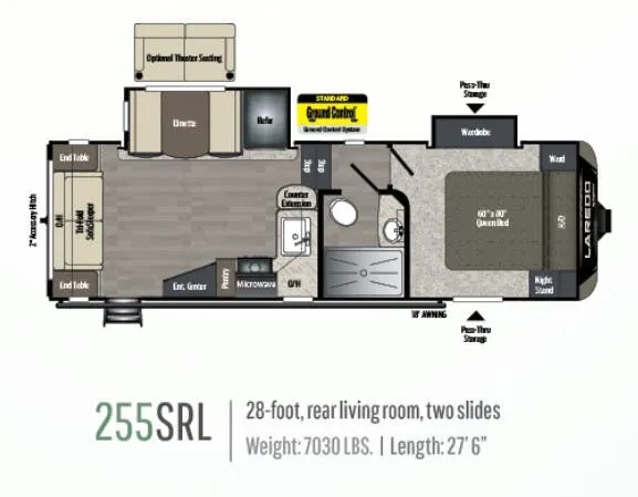 Keystone Laredo 255SRL floor plan