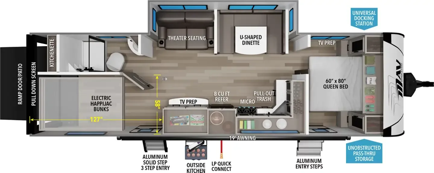 Grand Design Momentum MAV 28MAV floor plan