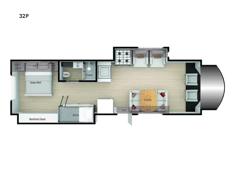 2024 NeXus RV Phantom 32P - Floor plan