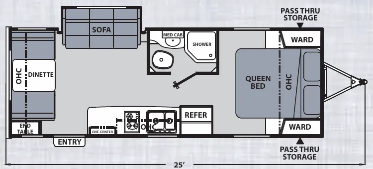 Coachmen Apex Nano 213RDS floor plan