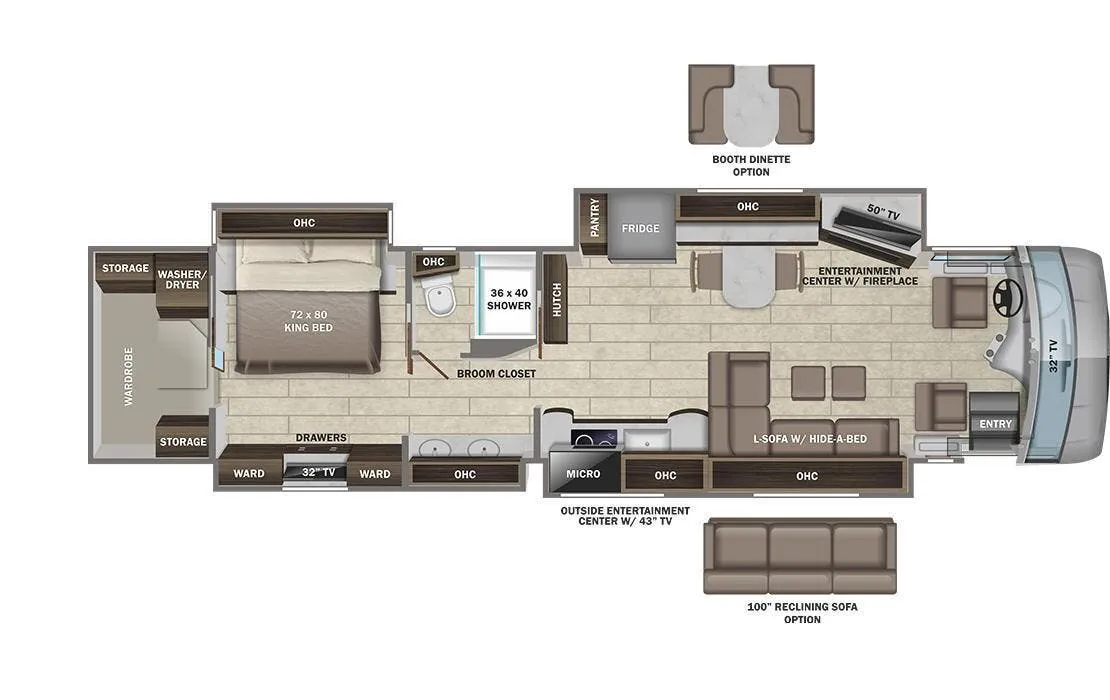 Entegra Coach Aspire 44Z floor plan