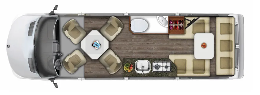 2015 Roadtrek Roadtrek RS ADVENTUROUS floor plan