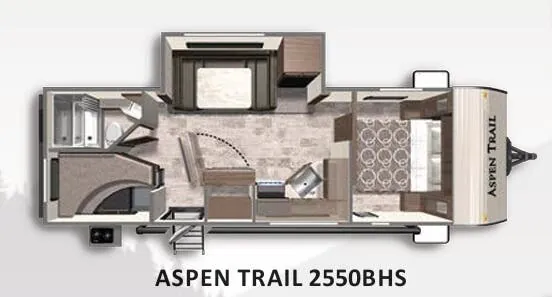 Dutchmen Aspen Trail 2550BHS floor plan