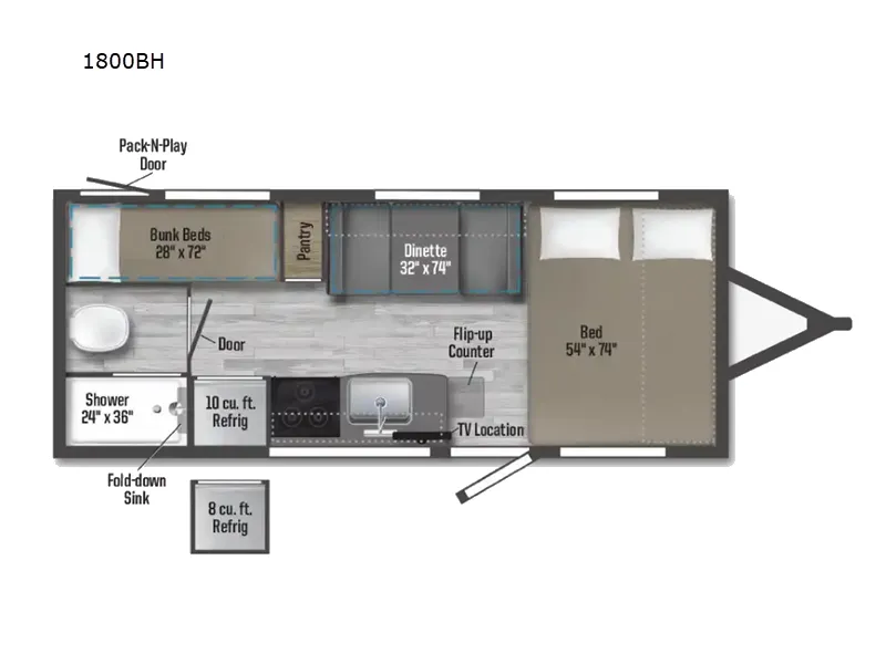 2026 Winnebago Micro Minnie 1800BH - Photo 3