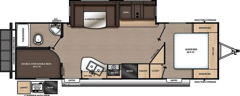 Coachmen Catalina Legacy Edition 263BHSCK floor plan