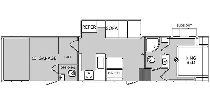 Genesis Supreme Wanderer 40CKWG floor plan
