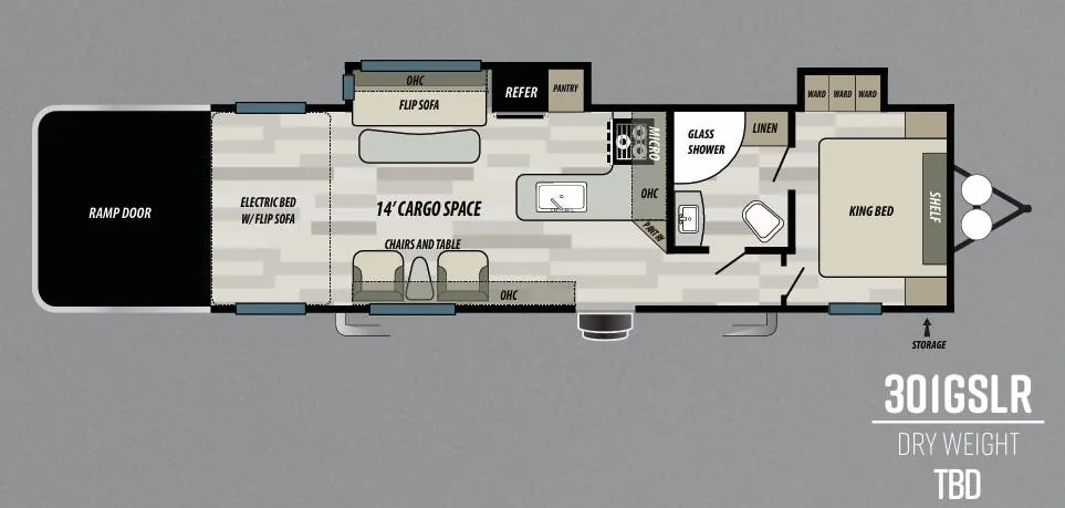 Forest River Sandstorm SLR 301GSLR floor plan