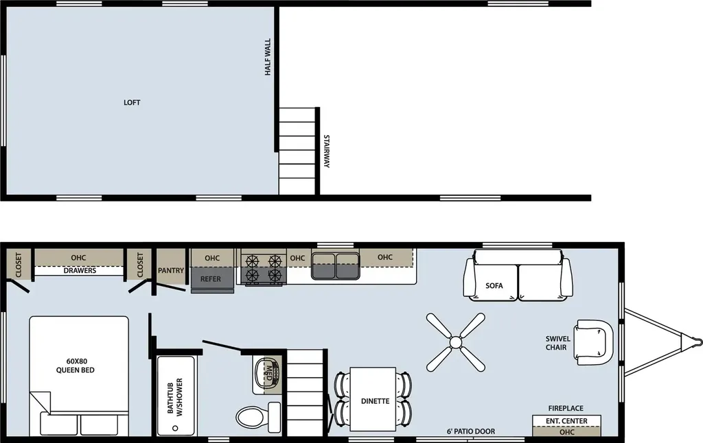 2026 Forest River Quailridge Summit 355FLL-S floor plan