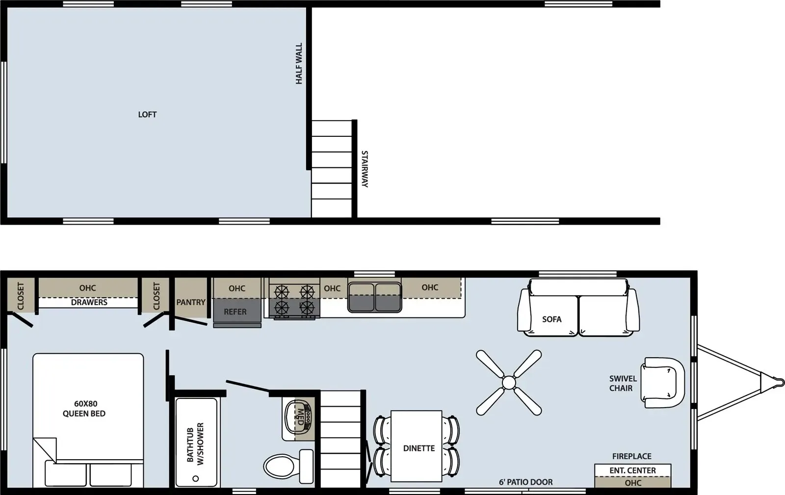 Forest River Quailridge Summit 355FLL-S floor plan