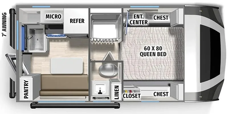 Palomino Real-Lite HS-2110 Max floor plan