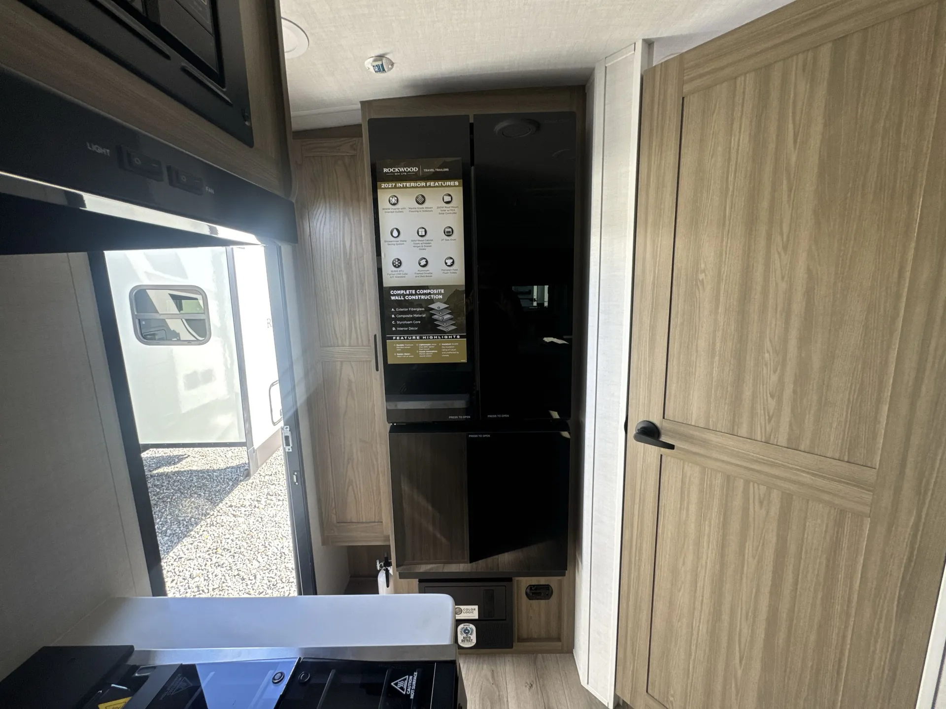 2027 Forest River Rockwood Mini Lite 2109S — fridge