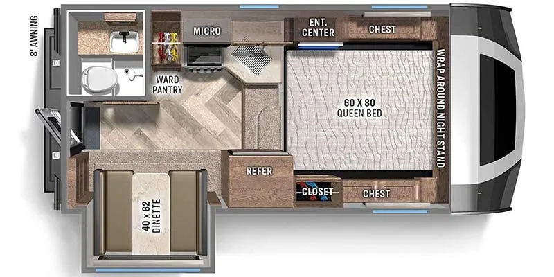 Palomino Backpack HS-2902 floor plan