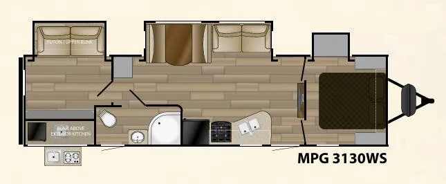 Cruiser RV MPG 3130WS floor plan