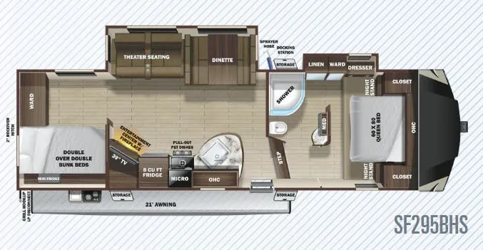 Highland Ridge Silverstar Limited SF295BHS exterior